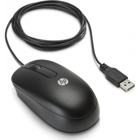 HP 1000 Ενσύρματο Ποντίκι Μαύρο