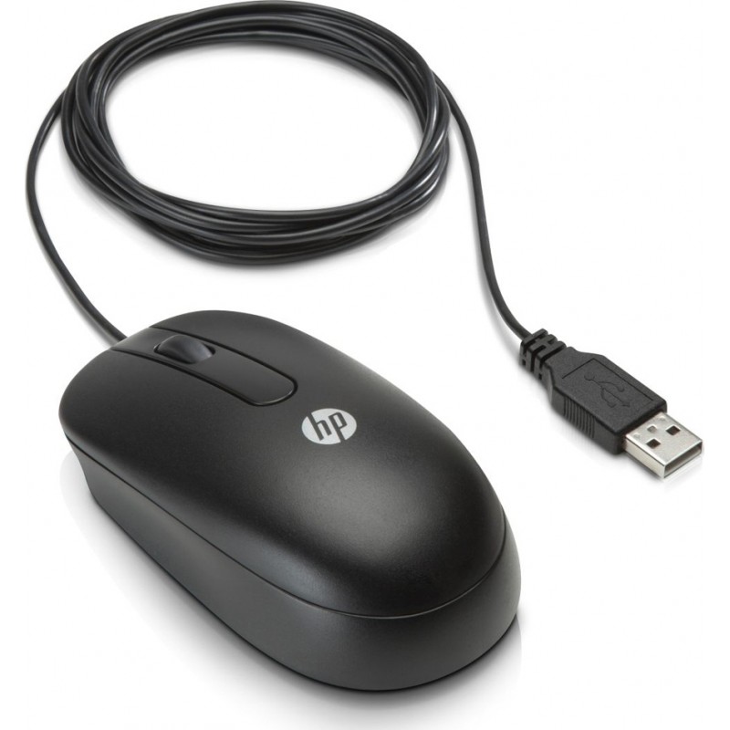 HP 1000 Ενσύρματο Ποντίκι Μαύρο