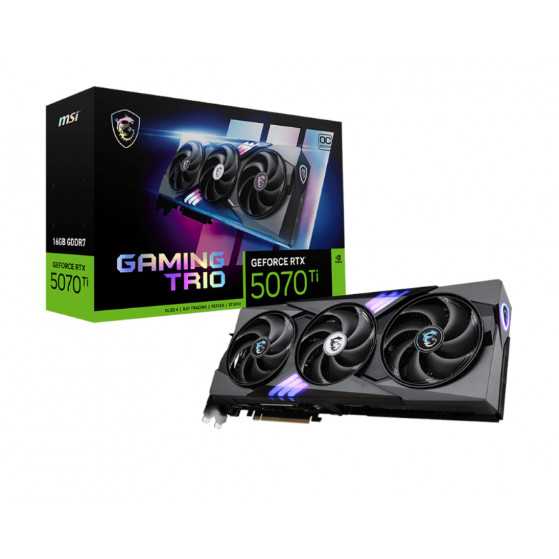 MSI GeForce RTX 5070 Ti 16GB GDDR7 Gaming Trio OC Κάρτα Γραφικών V531-240R (V531-240R)