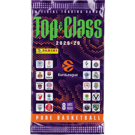Euroleague Top Class 2026 Κάρτες Panini 8 Κάρτες