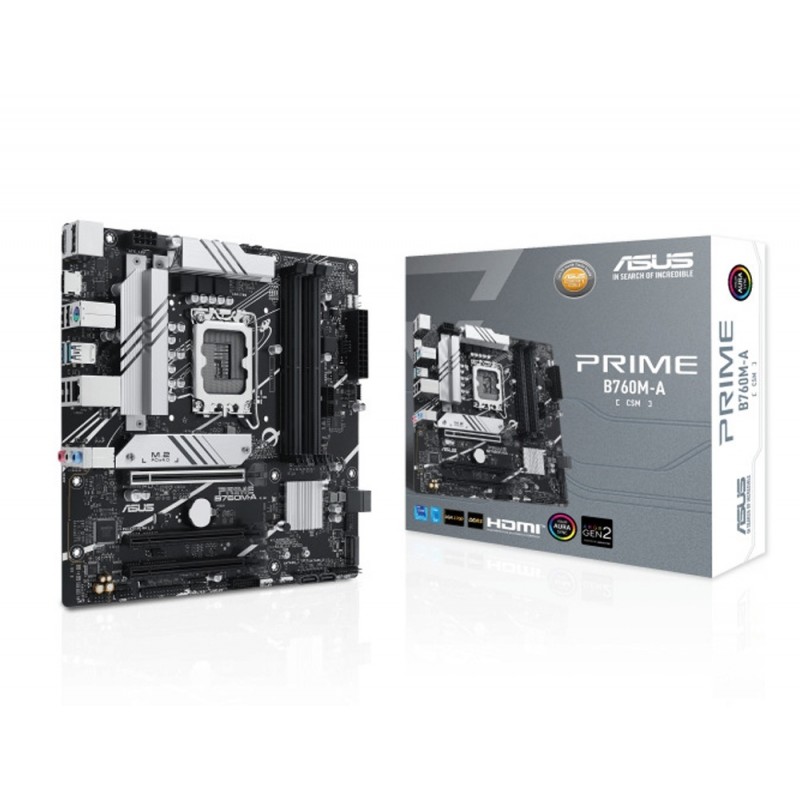 Asus Prime B760M-A-D4-CSM Motherboard Micro ATX με Intel 1700 Socket