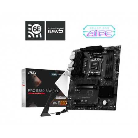 MSI PRO B850-S WIFI6E Motherboard ATX με AMD AM5 Socket