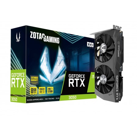 Zotac GeForce RTX 3050 8GB GDDR6 ECO Κάρτα Γραφικών ZT-A30500K-10M