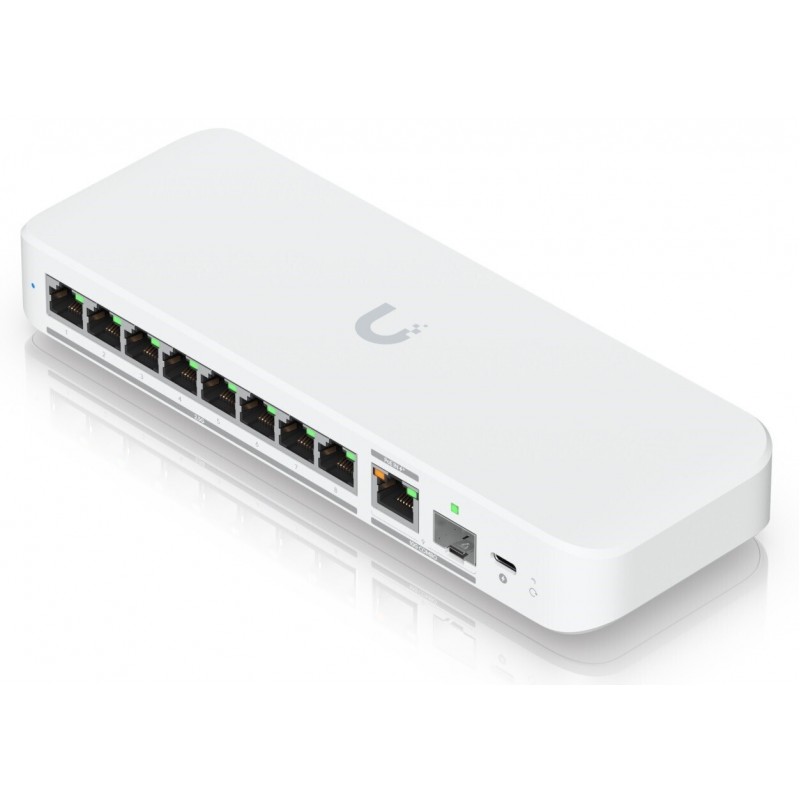 Ubiquiti Flex 2.5G Managed L2 PoE+ Switch με 8 Θύρες Ethernet