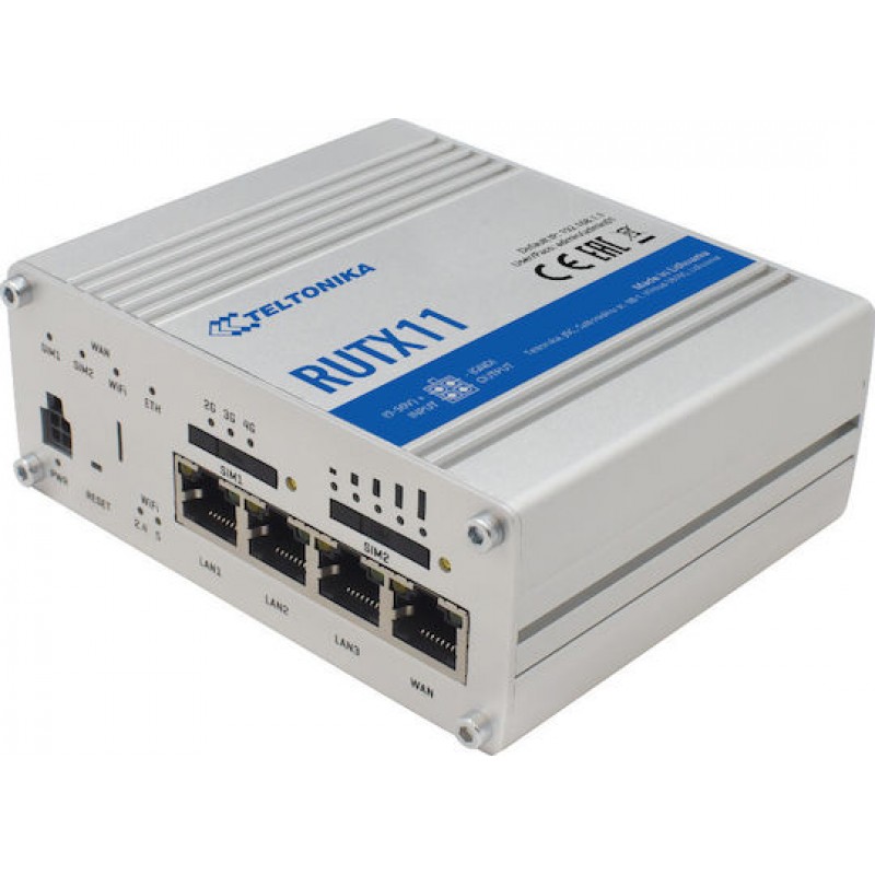 Teltonika RUTX11 v1 Ασύρματο 4G Mobile Router