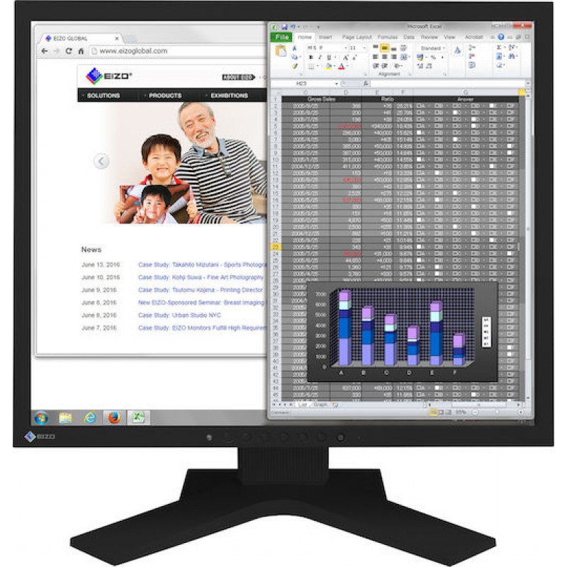 Eizo S1934H IPS Monitor 19" 1280x1024 με Χρόνο Απόκρισης 14ms GTG