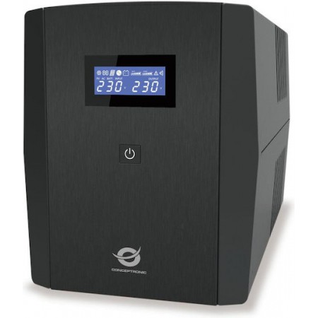 Conceptronic ZEUS03EMP UPS Line-Interactive 1200VA 720W με 5 Πρίζες
