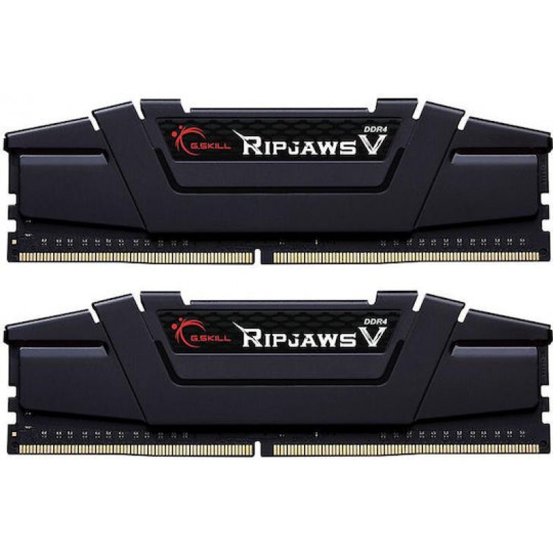 G.Skill Ripjaws V DDR4 64GB RAM με 2x32GB Modules και Ταχύτητα 2666 για Desktop F4-2666C19D-64GVK (F4-2666C19D-64GVK)
