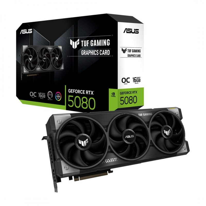 Asus GeForce RTX 5080 16GB GDDR7 TUF Gaming OC Edition Κάρτα Γραφικών 90YV0M30-M0NA00 (90YV0M30-M0NA00)
