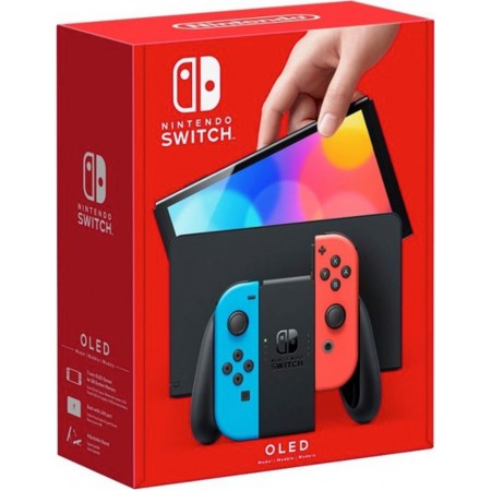 Nintendo Switch OLED 64GB Neon Blue & Red