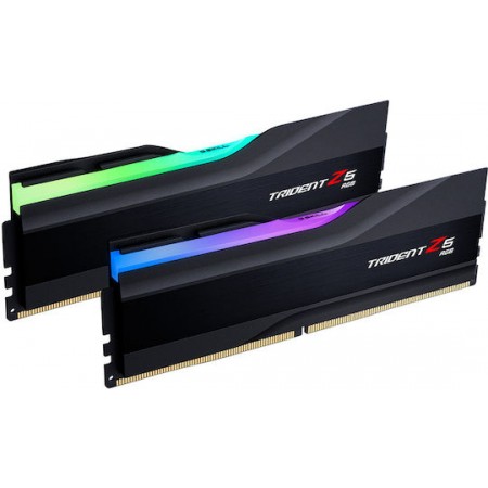 G.Skill Trident Z5 RGB DDR5 32GB RAM με 2x16GB Modules και Ταχύτητα 6400 για Desktop F5-6400J3239G16GX2-TZ5RK (F5-6400J3239G16GX2-TZ5RK)