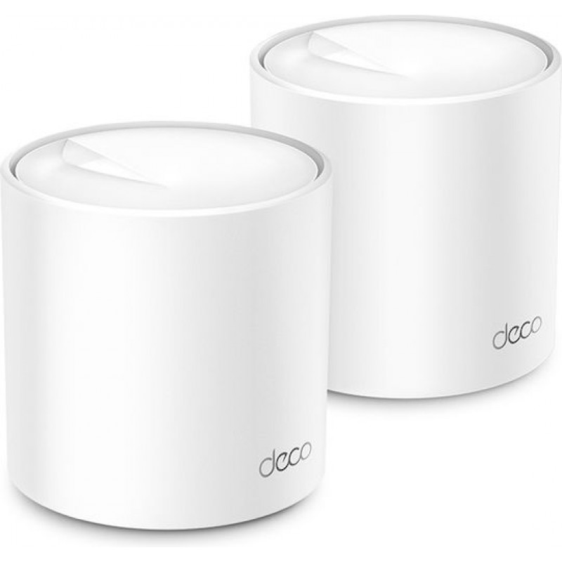 TP-LINK Deco X50 v1 WiFi Mesh Network Access Point Wi‑Fi 6 Dual Band (2.4 & 5GHz) σε Διπλό Kit