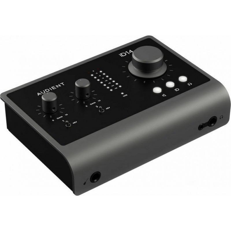 Audient Εξωτερική Επαγγελματική Κάρτα Ήχου iD14 MKII Συνδεσιμότητα USB για PC