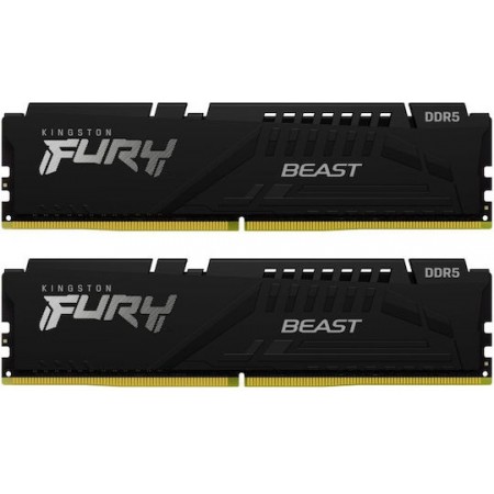 Kingston Fury Beast 64GB DDR5 με 2 Modules 2x32GB