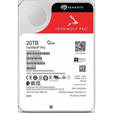 Seagate Ironwolf Pro 3.5" 7200rpm