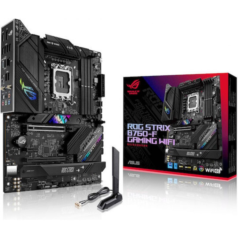 Asus Rog Strix B760-F Gaming WIFI Motherboard ATX με Intel 1700 Socket