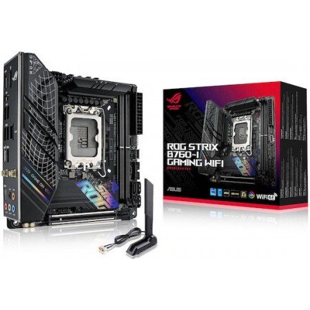 Asus ROG STRIX B760-I GAMING WIFI Motherboard Mini ITX με Intel 1700 Socket