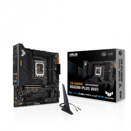 Asus TUF Gaming B660M-PLUS WIFI Motherboard Micro ATX με Intel 1700 Socket