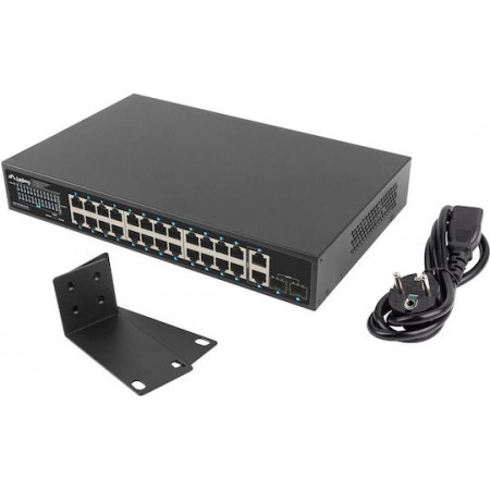 Lanberg RSGE-24P-2GE-2S-360 Unmanaged L2 PoE+