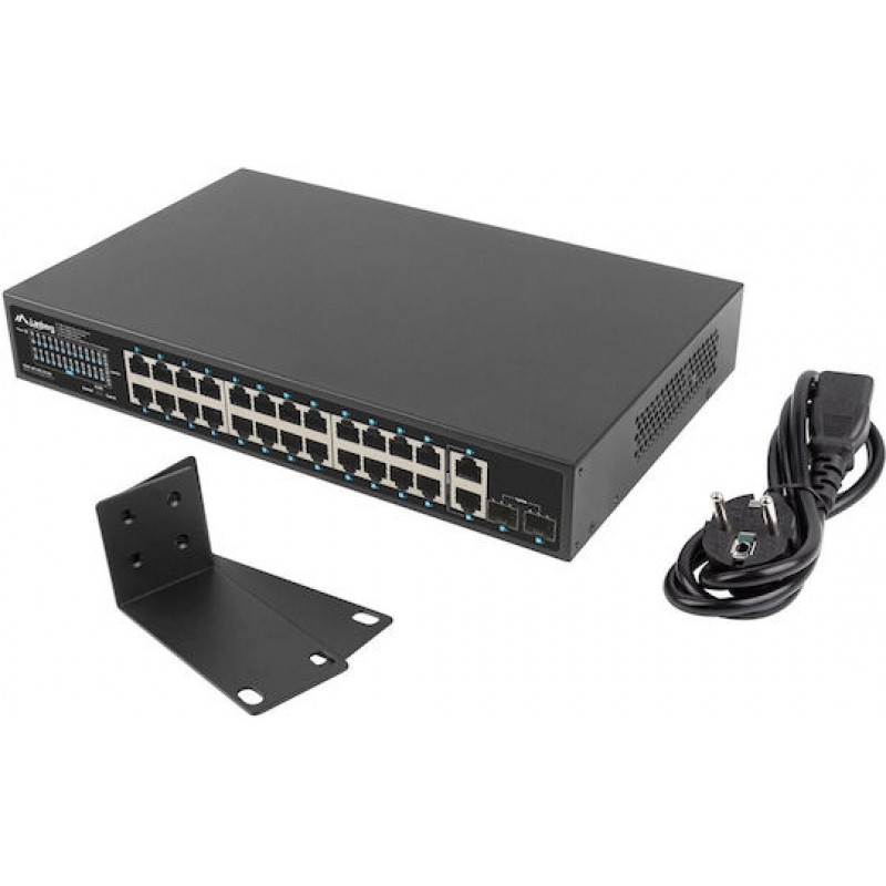 Lanberg RSGE-24P-2GE-2S-360 Unmanaged L2 PoE+