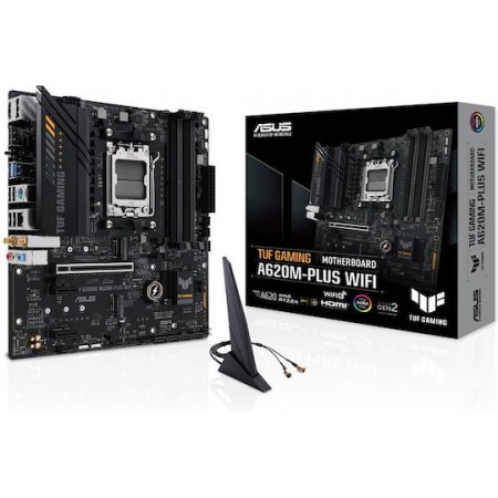 Asus TUF Gaming A620M Plus Wifi Motherboard Micro ATX με AMD AM5 Socket