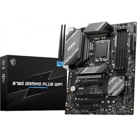 MSI B760 Gaming Plus WiFi Motherboard ATX με Intel 1700 Socket