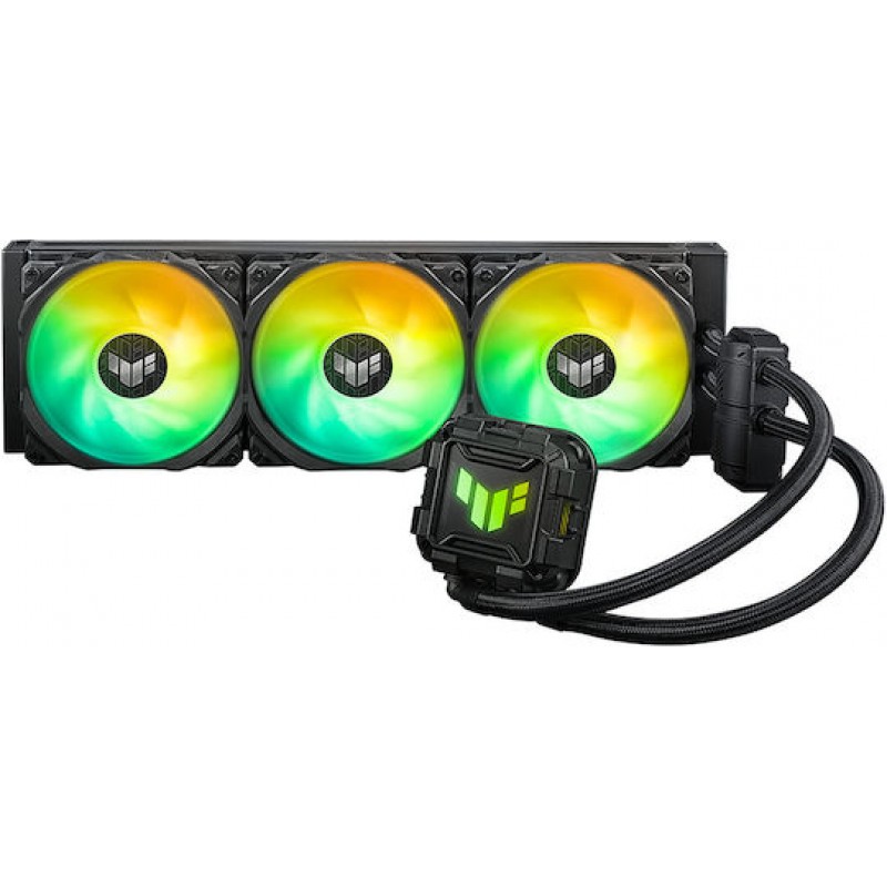 Asus TUF Gaming LC II 360 Υδρόψυξη Επεξεργαστή Τριπλού Ανεμιστήρα 120mm για Socket AM4/AM5/1700/1200/115x με ARGB Φωτισμό