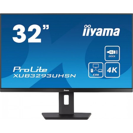 Iiyama Prolite XUB3293UHSN-B5 IPS Monitor 31.5" 4K 3840x2160 με Χρόνο Απόκρισης 4ms GTG