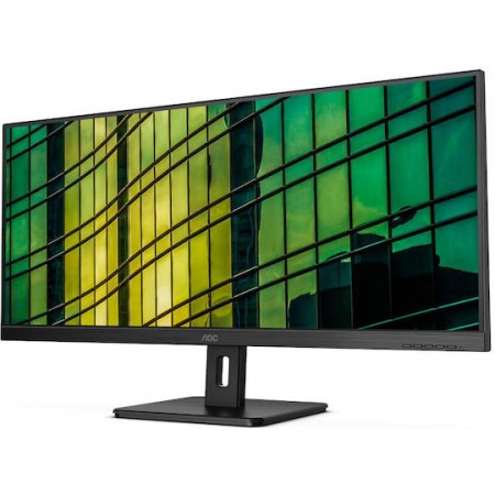 AOC U34E2M/BK VA Monitor 34" 3440x1400 με Χρόνο Απόκρισης 4ms GTG