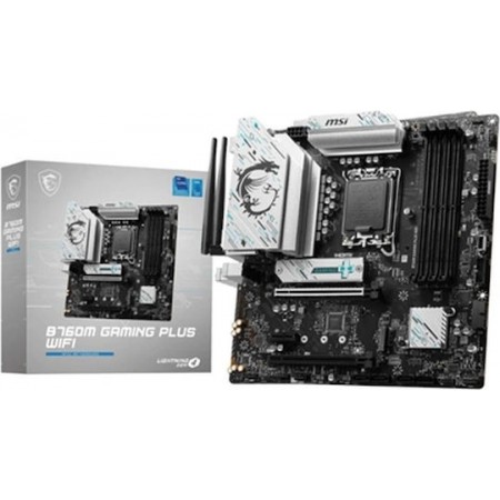 MSI B760M Gaming Plus WIFI Motherboard Micro ATX με Intel 1700 Socket