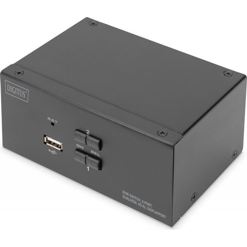 Digitus 2-port 4k60hz 4xdp In 2xusb-b 2xaudio KVM & Data Switch DS-12862