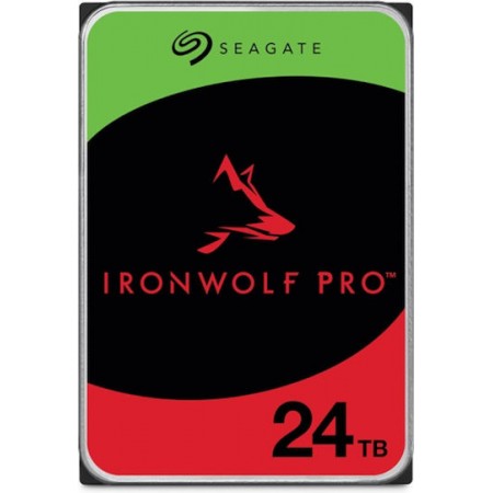 Seagate IronWolf Pro 24TB HDD Σκληρός Δίσκος 3.5" SATA III 7200rpm με 512MB Cache για NAS ST24000NT002 (ST24000NT002)