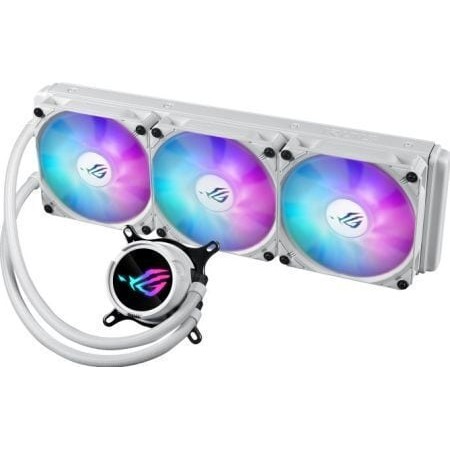 Asus ROG Strix LC III 360 Υδρόψυξη Επεξεργαστή Τριπλού Ανεμιστήρα 120mm για Socket AM4/AM5/1700/1200 με ARGB Φωτισμό Λευκή