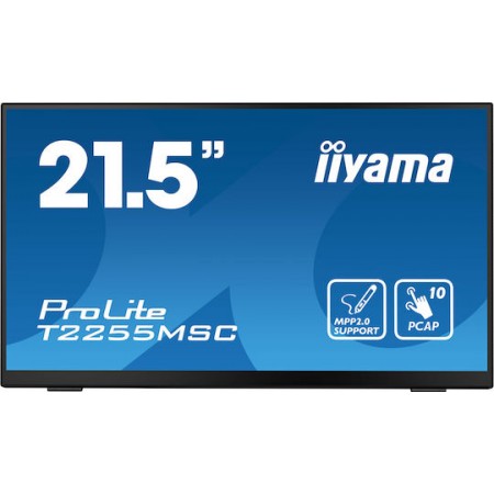 Iiyama T2255MSC-B1 IPS Touch Monitor 21.5" FHD 1920x1080 με Χρόνο Απόκρισης 5ms GTG