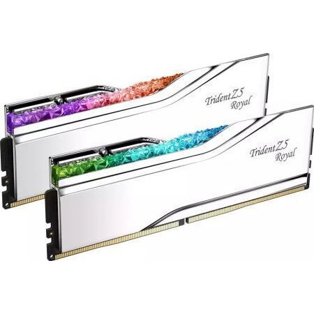G.Skill Trident Z5 Royal RGB 32GB DDR5 RAM με 2 Modules (2x16GB) και Ταχύτητα 7600 για Desktop (F5-7600J3646G16GX2-TR5S) (F5-7600J3646G16GX2-TR5S)
