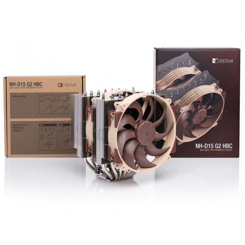 Noctua NH-D15 G2 HBC Ψύκτρα Επεξεργαστή Διπλού Ανεμιστήρα για Socket AM4/AM5/1200/115x/1700