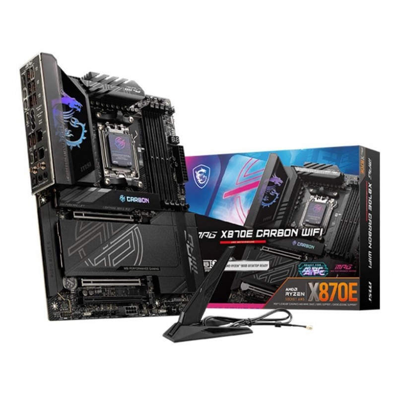 MSI MPG X870E CARBON WIFI Motherboard ATX με AMD AM5 Socket