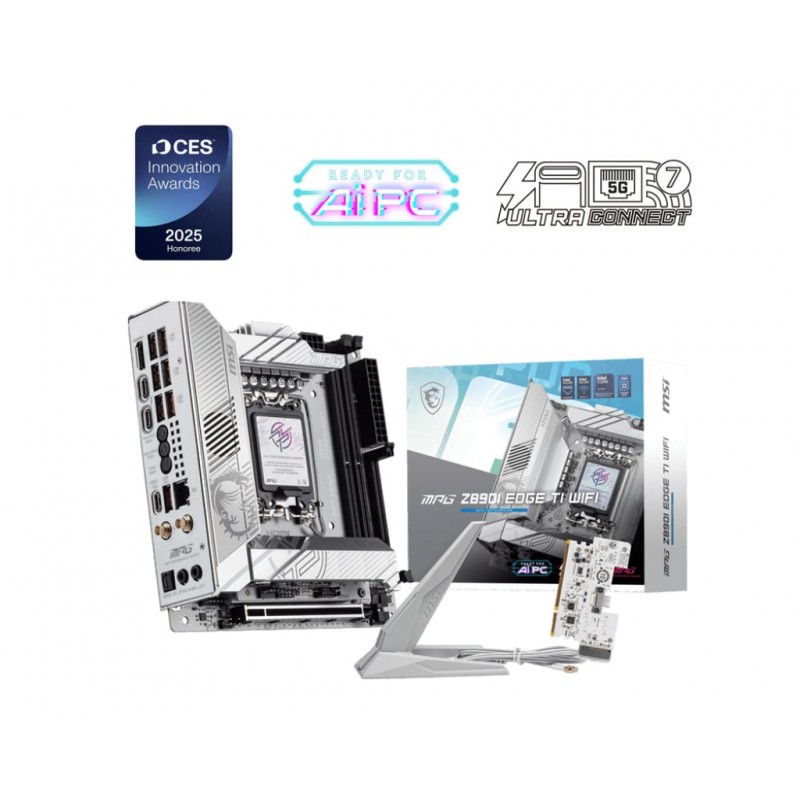 MSI MPG Z890I EDGE TI WIFI Motherboard Mini ITX με Intel 1851 Socket