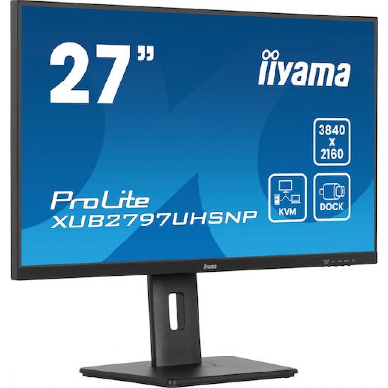 Iiyama ProLite XUB2797UHSNP-B1 IPS Monitor 27" 4K 3840x2160 με Χρόνο Απόκρισης 4ms GTG