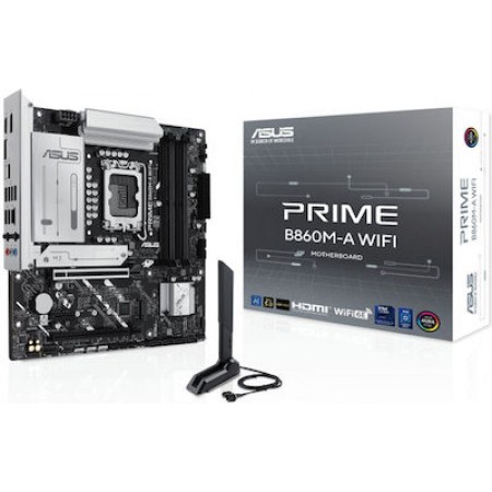 Asus Prime B860M-A WIFI Motherboard Micro ATX με Intel 1851 Socket