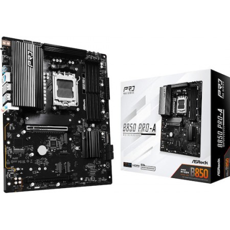 ASRock B850 Pro-A Motherboard ATX με AMD AM5 Socket