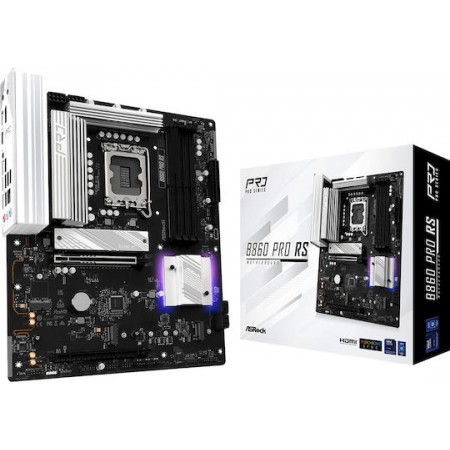 ASRock B860 Pro RS Motherboard ATX με Intel 1851 Socket