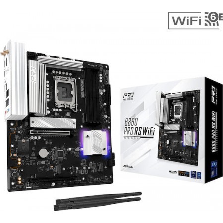 ASRock B860 Pro RS WiFi Motherboard ATX με Intel 1851 Socket