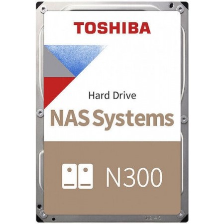 Toshiba N300 Bulk 8TB HDD Σκληρός Δίσκος 3.5" SATA III 7200rpm με 512MB Cache για NAS MN10ADA800S (MN10ADA800S)
