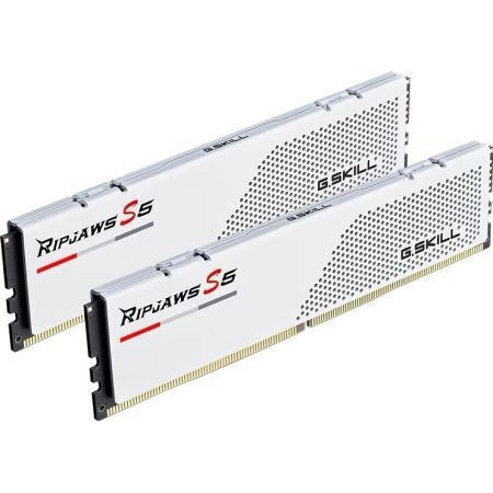 G.Skill Ripjaws S5 64GB DDR5 RAM με 2 Modules (2x32GB) και Ταχύτητα 6000 για Desktop (F5-6000J2836G32GX2-RS5W) (F5-6000J2836G32GX2-RS5W)