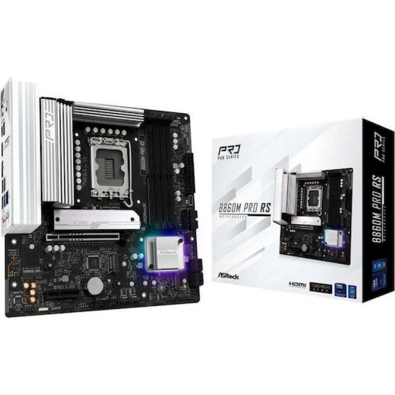 ASRock B860M Pro RS Motherboard Micro ATX με Intel 1851 Socket