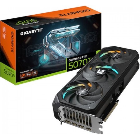 Gigabyte GeForce RTX 5070 Ti 16GB GDDR7 Gaming OC Κάρτα Γραφικών (GV-N507TGAMING-OC-16GD) (GV-N507TGAMING-OC-16GD)