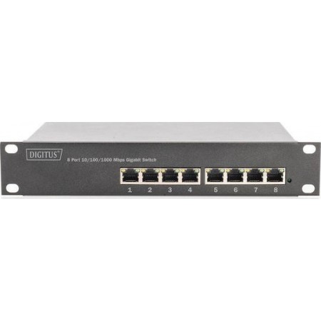 Digitus DN-95331 Managed L2 PoE+ Switch με 8 Θύρες Gigabit (1Gbps) Ethernet