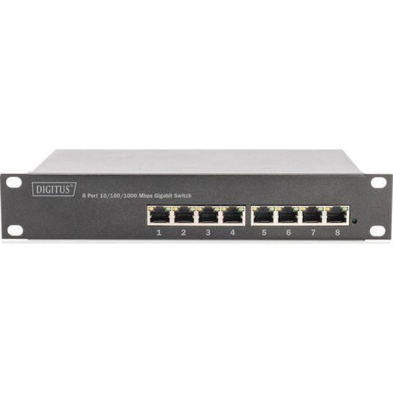 Digitus DN-95331 Managed L2 PoE+ Switch με 8 Θύρες Gigabit (1Gbps) Ethernet