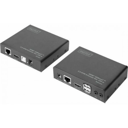 Digitus HDMI HDBaseT 2.0 KVM Extender Set 100 m